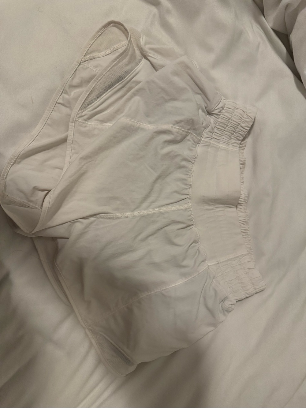 lululemon athletica Cream Athletic Shorts
